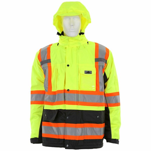 Mcr Safety Garments, Vortex, Insul, Class 3, Parka Jacket S VT38JHS
